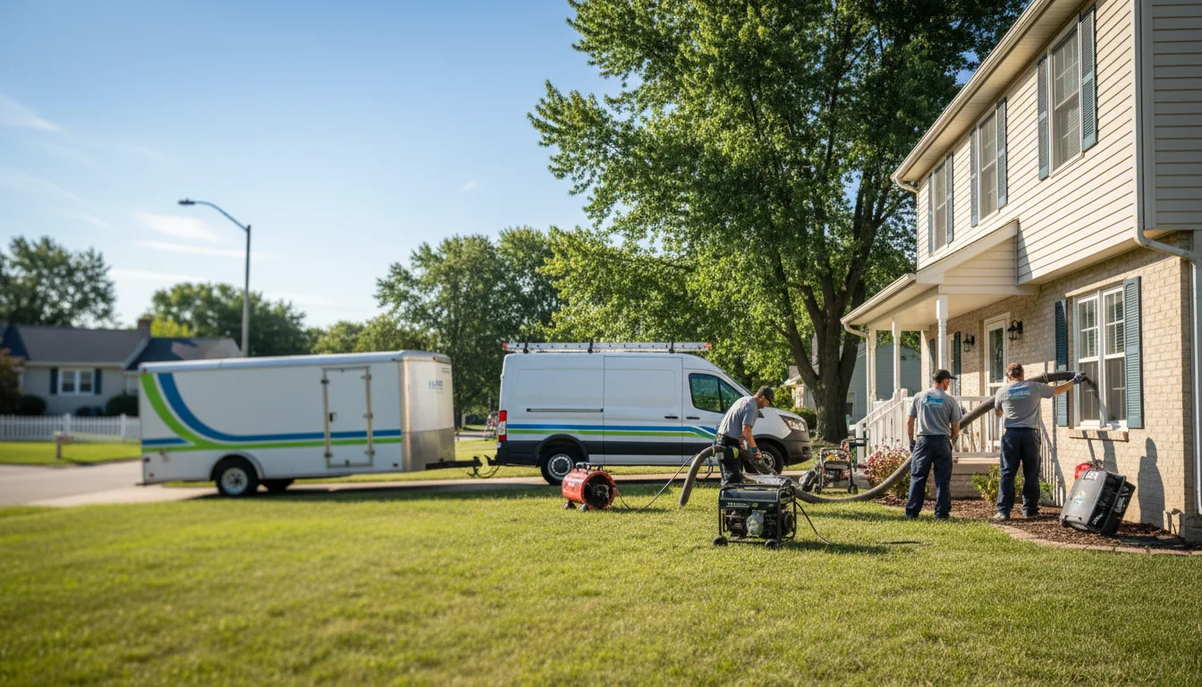 Flooded Basement Restoration And Cleanup With Repair in Cedar Rapids, NE near me